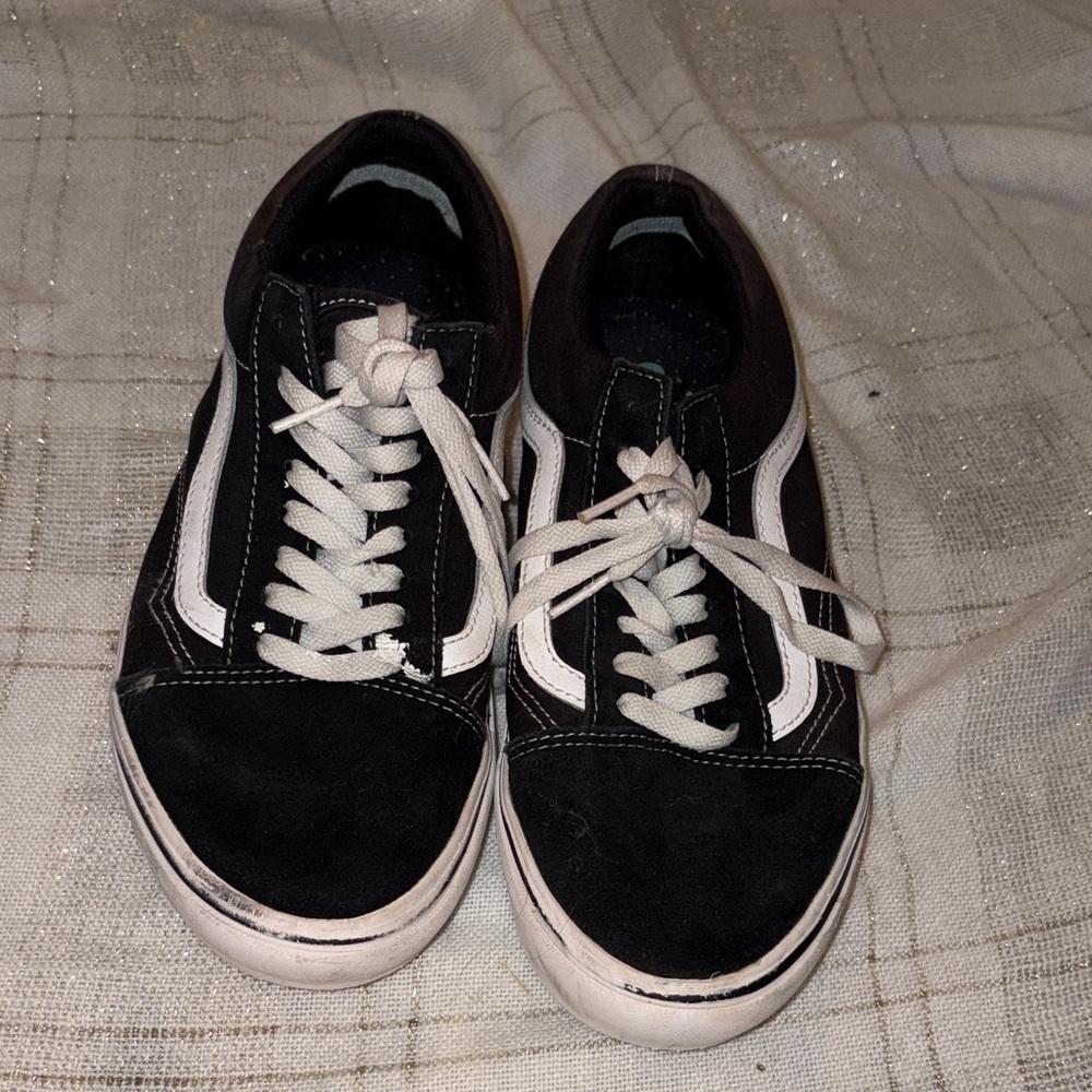 Vans Black and White Men's Sneakers